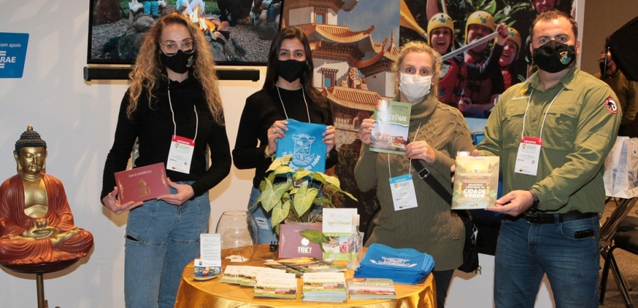 Atrações turísticas de Três Coroas são apresentadas na 35ª Feira de Negócios Turísticos