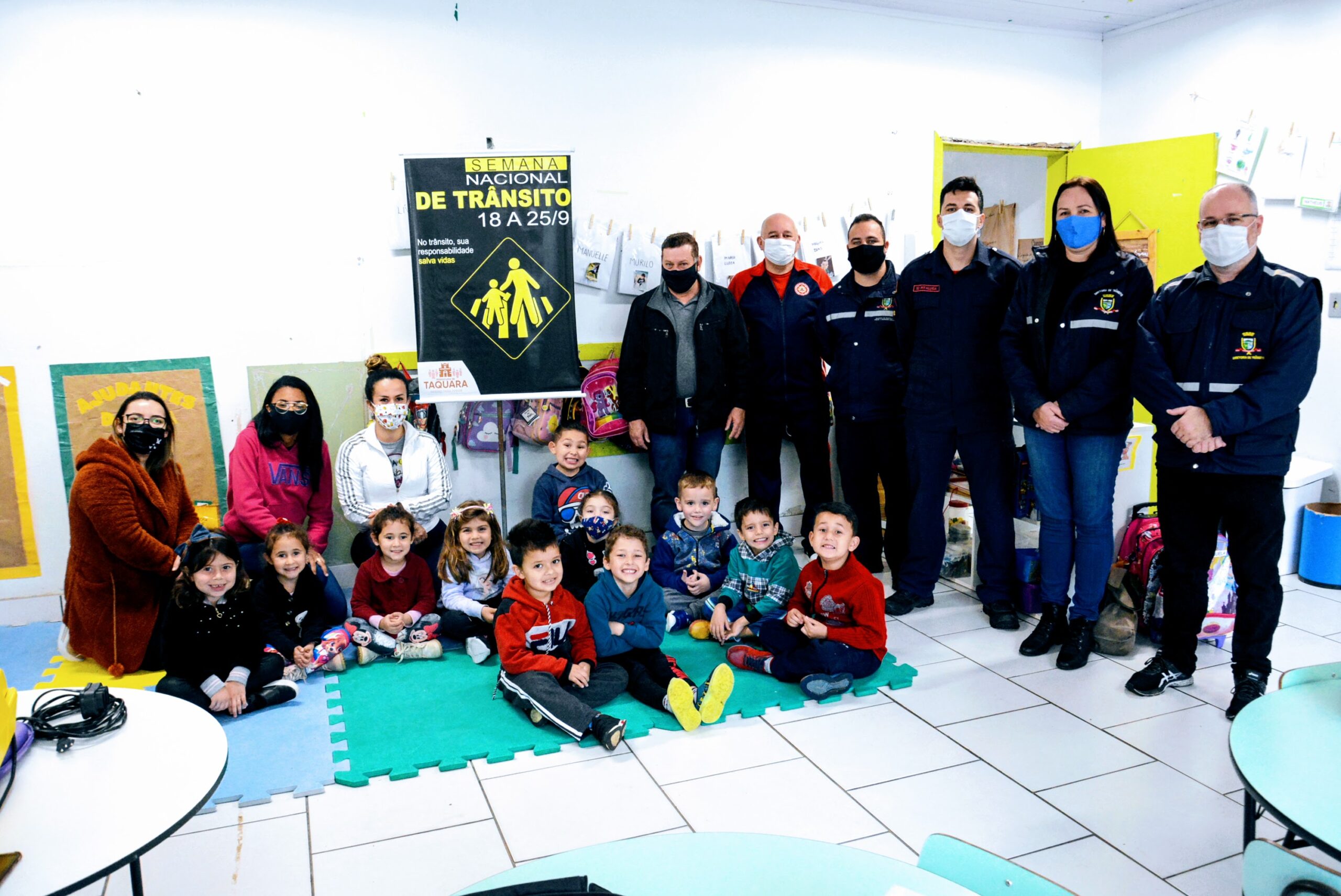 Ações de conscientização ao trânsito são promovidas em escolas de Taquara