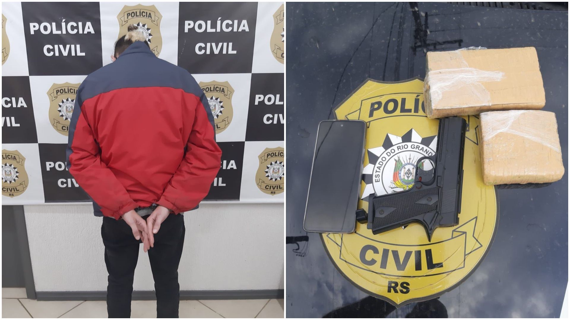 Polícia Civil prende homem por tráfico de drogas em Igrejinha