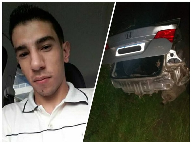 Morador de Taquara morre após carro cair no canteiro central da ERS-239 e ter corpo arremessado na pista