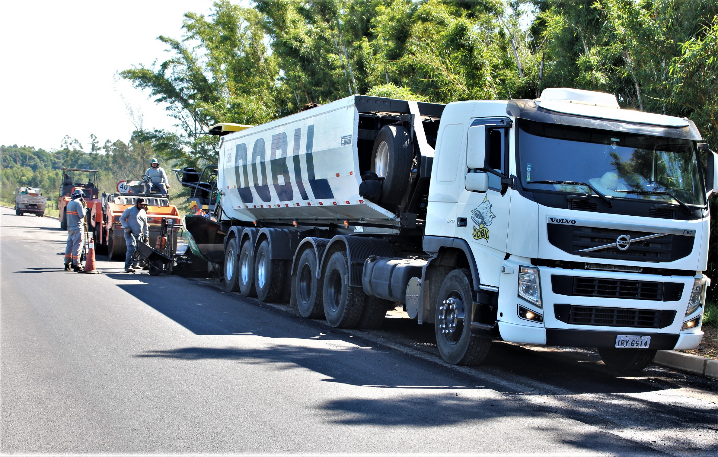 Pavimentação do trecho final da Estrada Santa Cristina do Pinhal tem início em Parobé