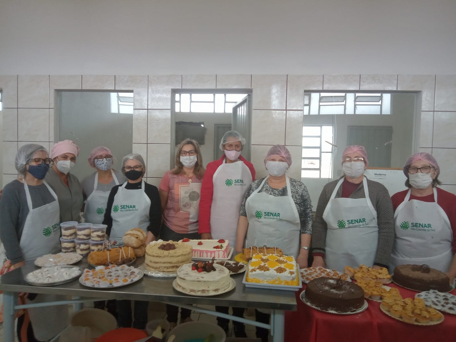 Assistência Social de Rolante realiza curso de Tortas e Docinhos Caseiros em parceria com o Senar