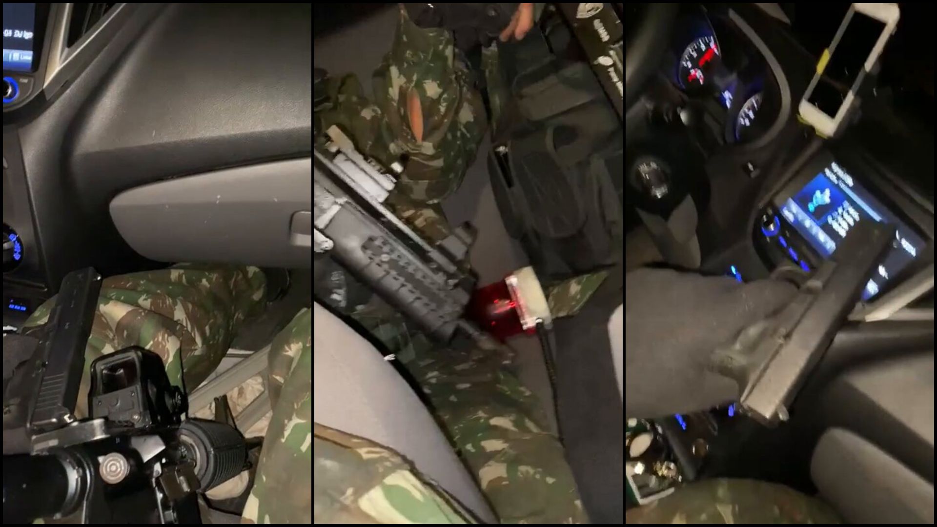 Criminosos que assassinaram jovem em frente à revenda em Taquara gravaram vídeo mostrando armas