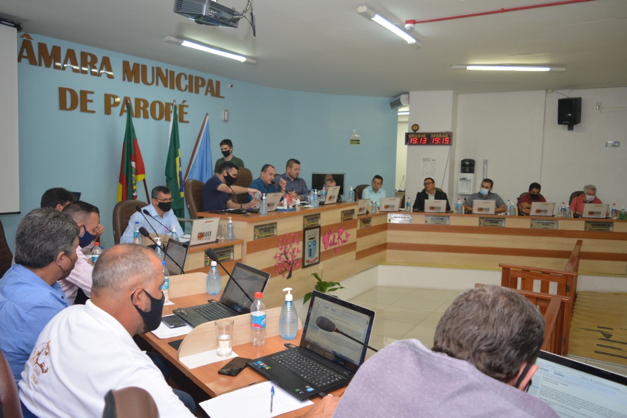 Câmara de Vereadores de Parobé aprova seis projetos de lei em sessão ordinária 