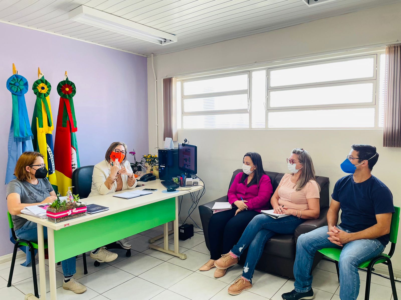 Prefeita Sirlei assume interinamente a Secretaria de Saúde de Taquara