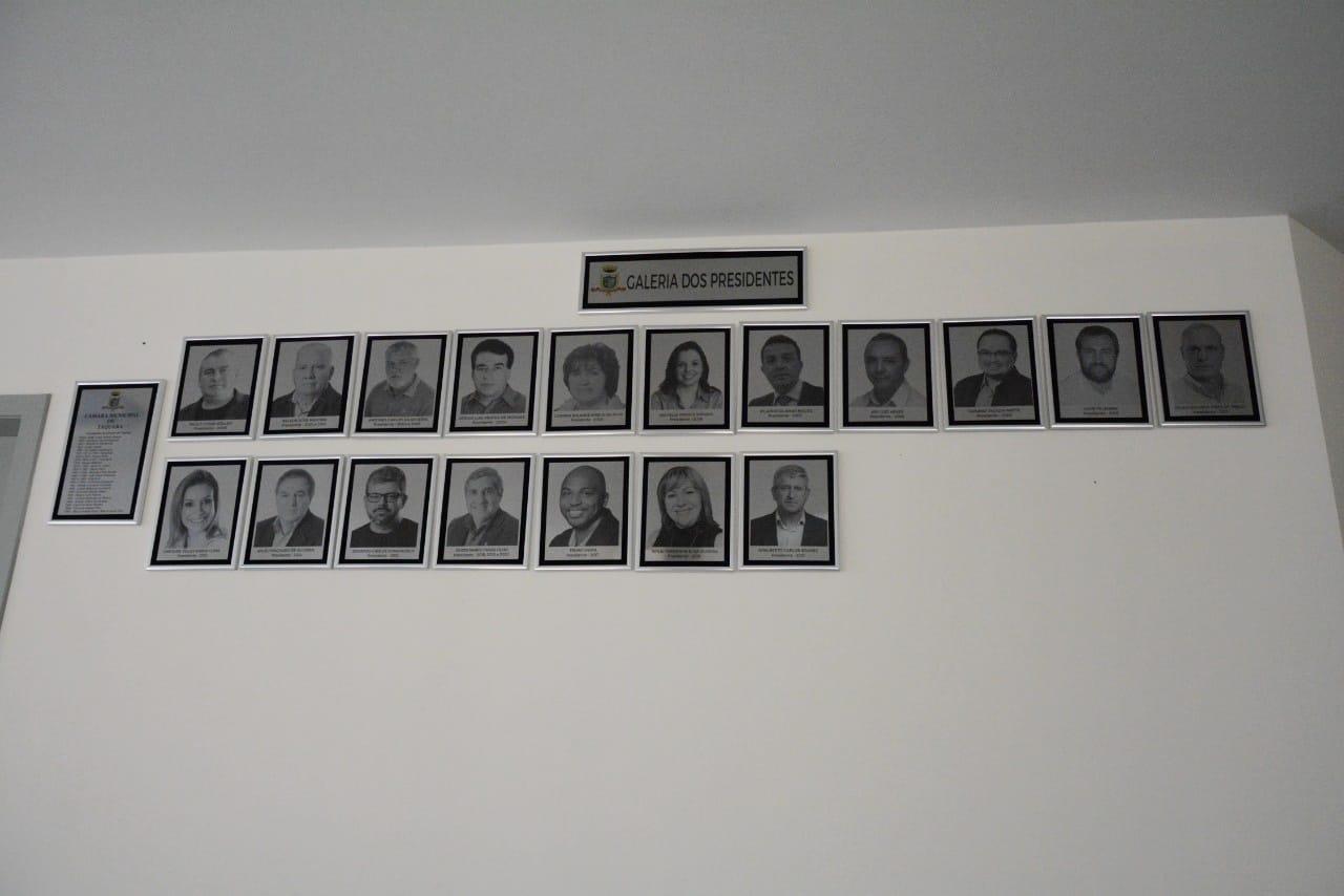Câmara de Taquara inaugura a Galeria dos Presidentes