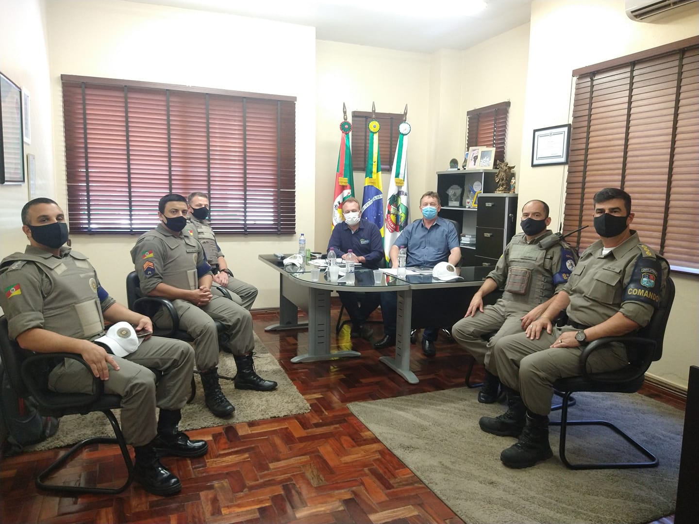 Comandante do CRPO Litoral realiza visita à prefeitura de Riozinho