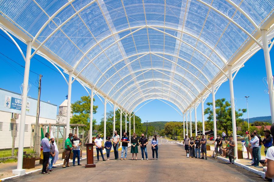 Inauguração: Largo do Mateartchê é oficialmente entregue à comunidade em Igrejinha