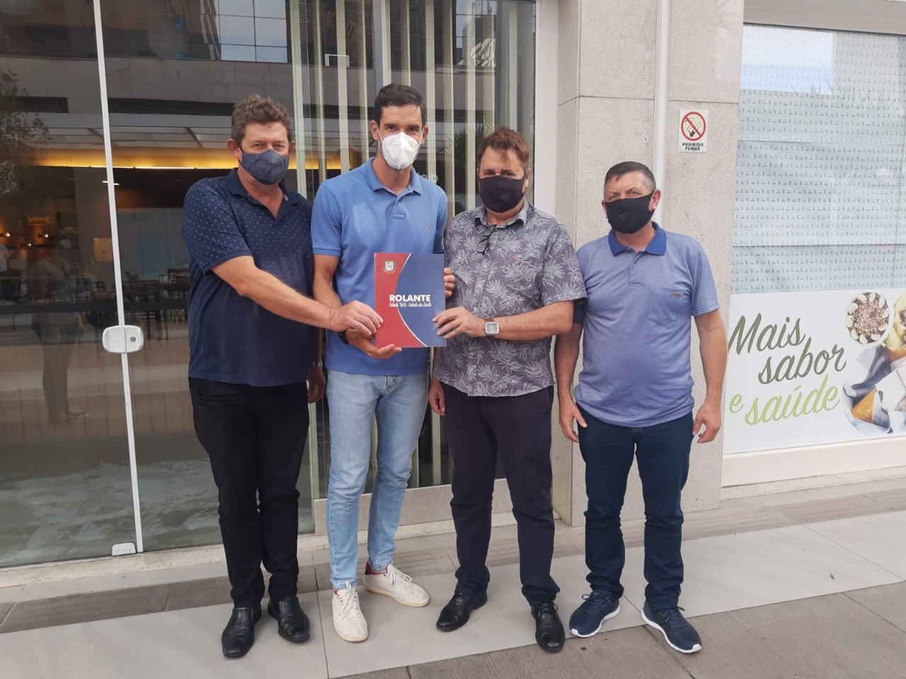 Prefeito de Rolante e vereadores da bancada do MDB buscam apoio do deputado federal Márcio Biolchi