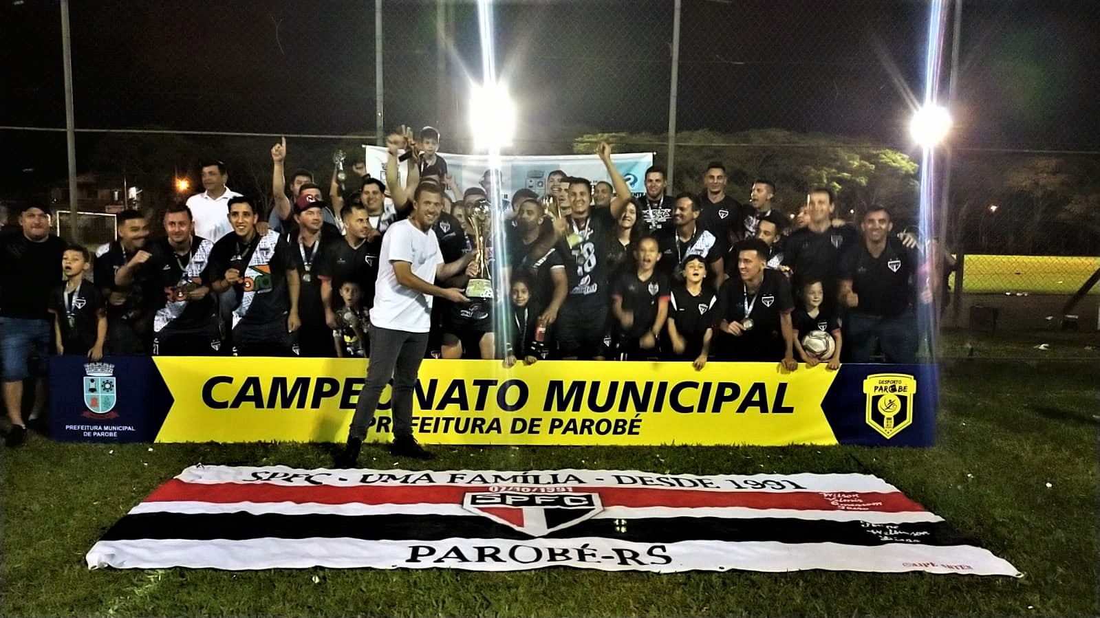 São Paulo vence Campeonato Municipal de Futebol de Parobé