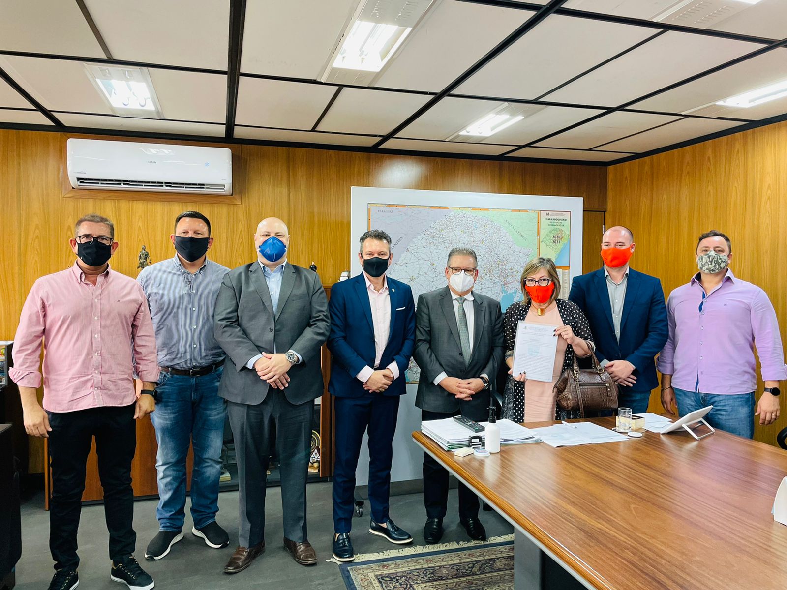 Prefeita de Taquara solicita instalação de batalhão da BM no município ao vice-governador