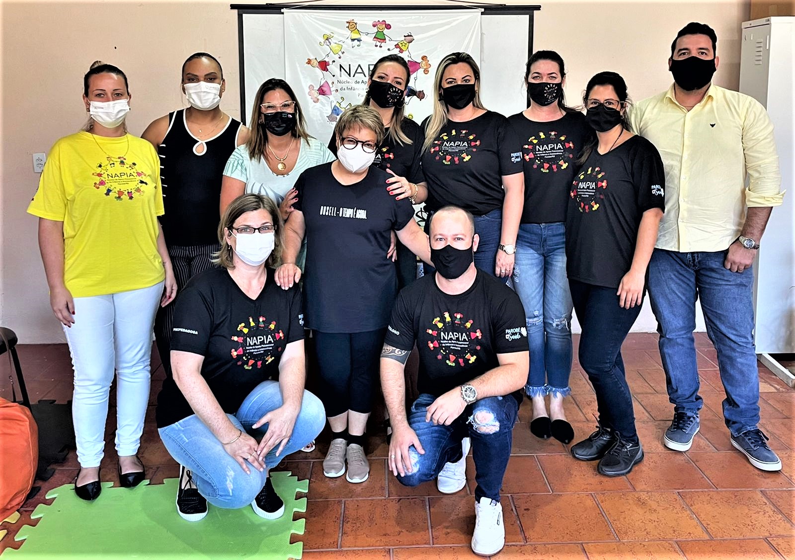 Núcleo de Apoio Psicossocial à Infância e Adolescência de Parobé recebe visita técnica do Estado