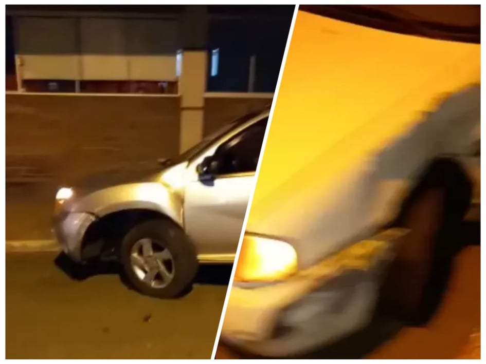 Motorista colide frontalmente em automóvel no sentido contrário e abandona camioneta em Parobé