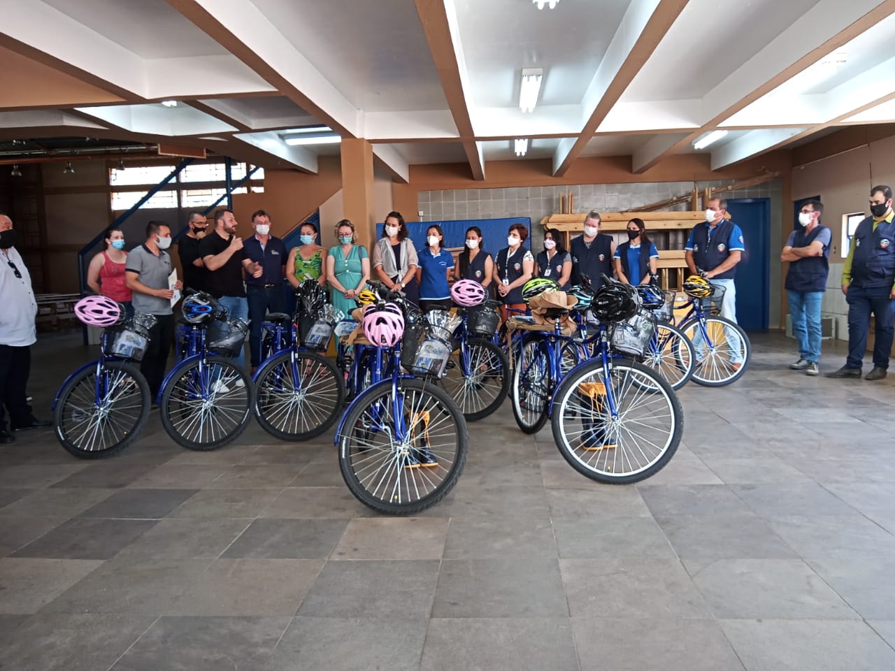 Agentes de saúde de Riozinho recebem bicicletas para ampliação do trabalho