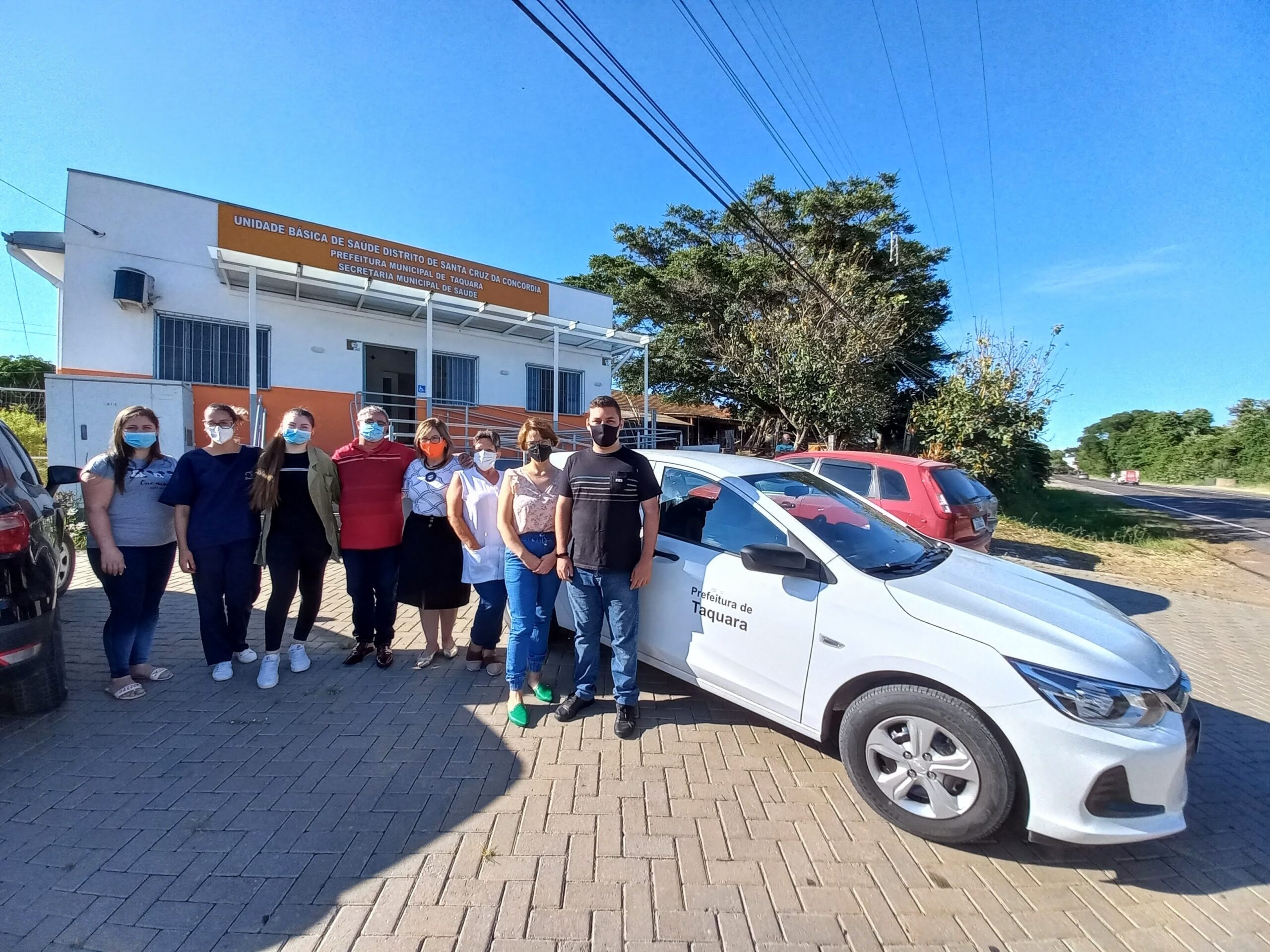 Unidades básicas de saúde de duas localidades do interior de Taquara recebem novos veículos