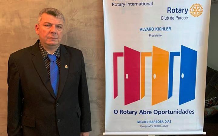 Rotary Clube de Parobé se despede do ex-presidente Álvaro Kichler