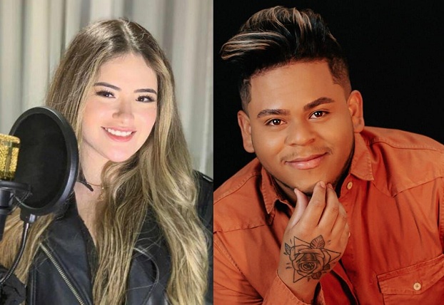 Brunno Pedrozo e Duda Kollet cantam nesta sexta-feira no palco aberto do Natal Mágico de Taquara