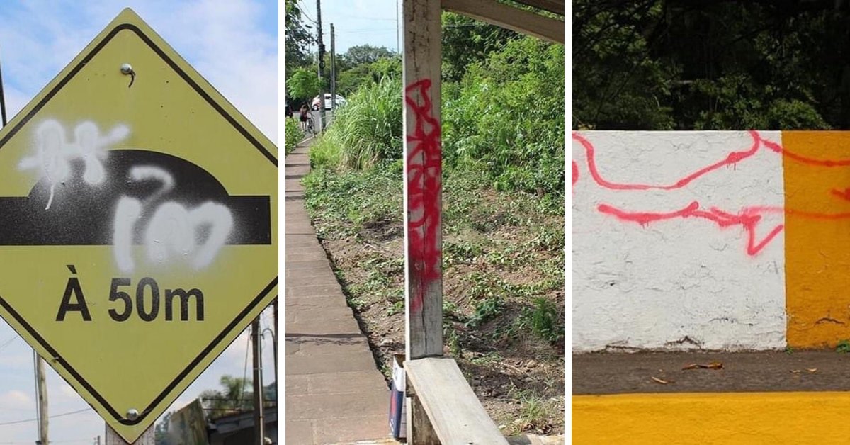 Polícia identifica todos os envolvidos em pichações em Três Coroas; ASSISTA VÍDEO