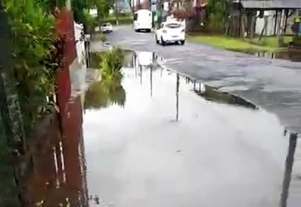 Prefeitura de Taquara afirma que alagamentos em ruas do bairro Santa Teresinha foram causados por construções irregulares