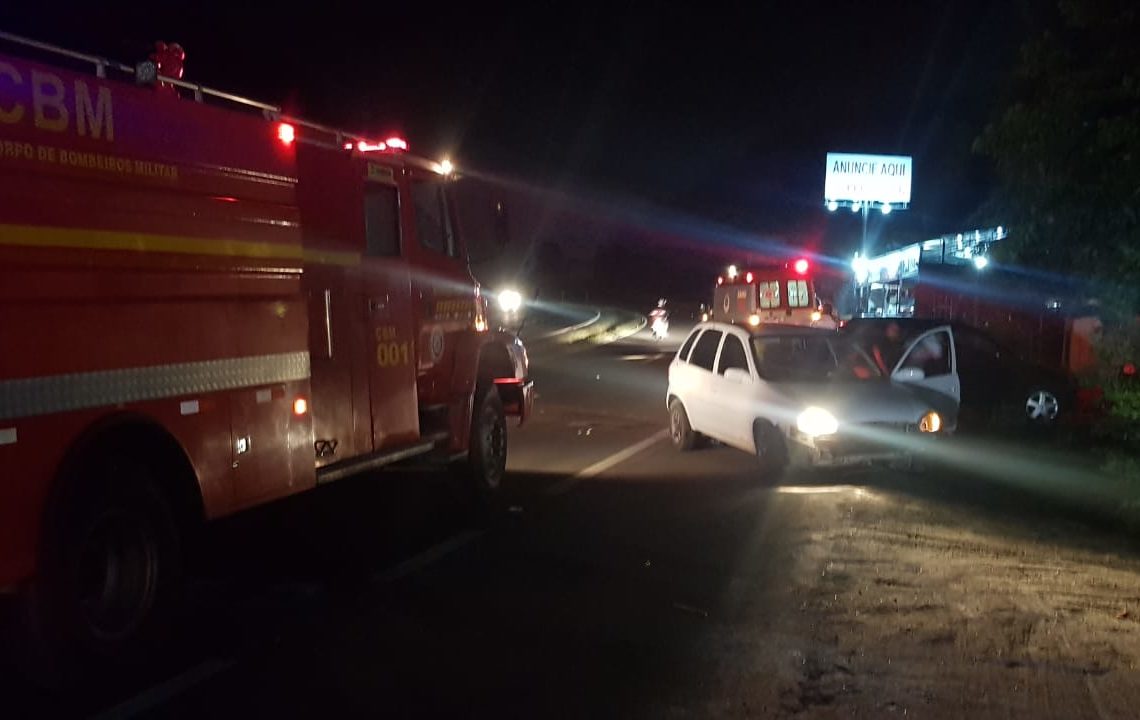 Três pessoas ficam feridas em acidente na ERS-239 em Parobé