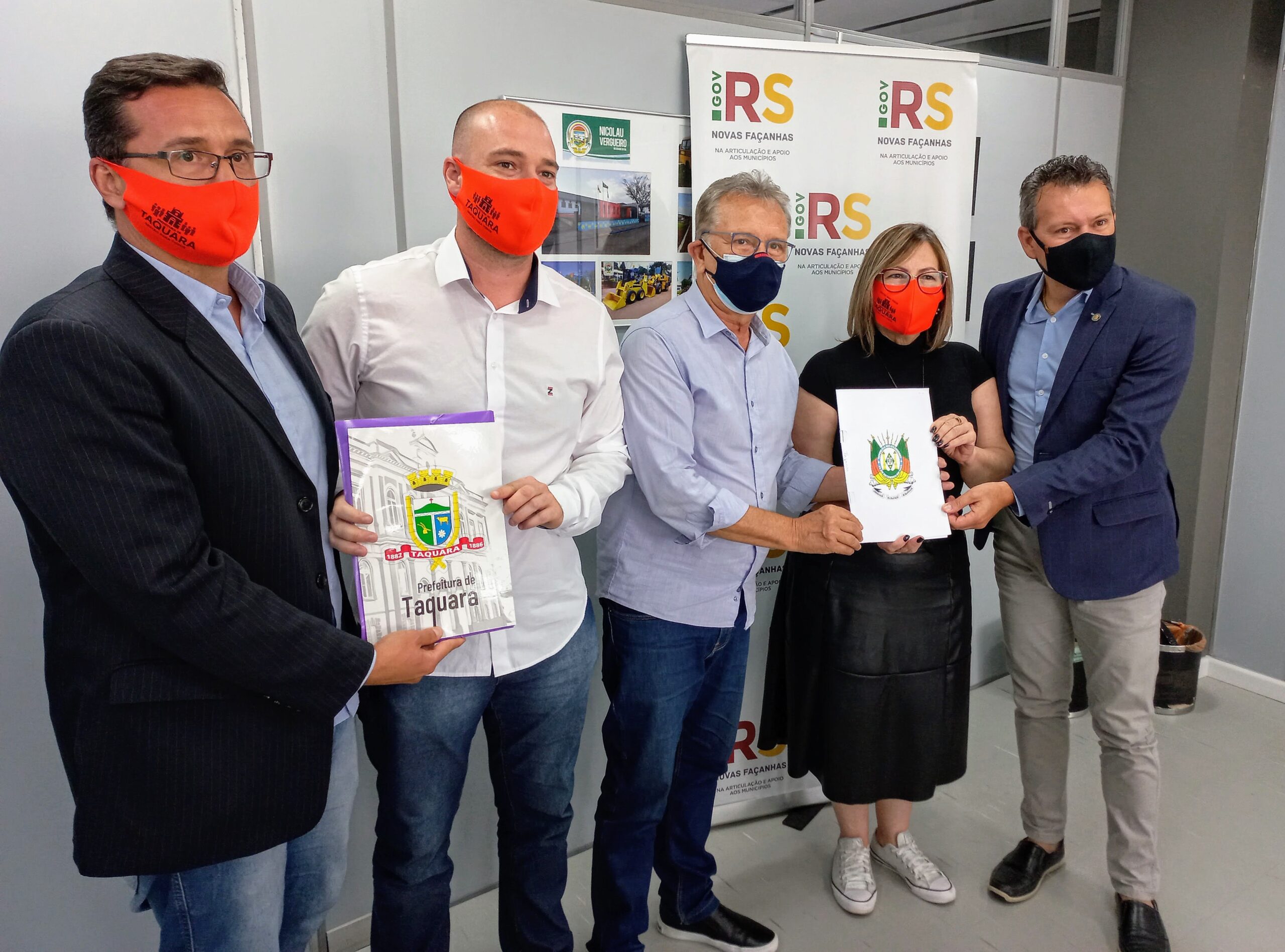 Sirlei assina convênio com o Estado para a liberação de R$ 2 milhões para Taquara