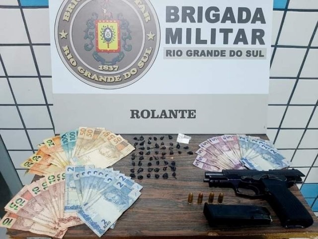 Brigada Militar prende casal por tráfico de drogas em Rolante