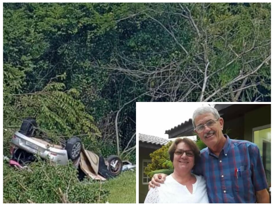 Pastor do Vale do Paranhana morre em acidente de trânsito e esposa passa a noite presa no veículo à espera de socorro na freeway