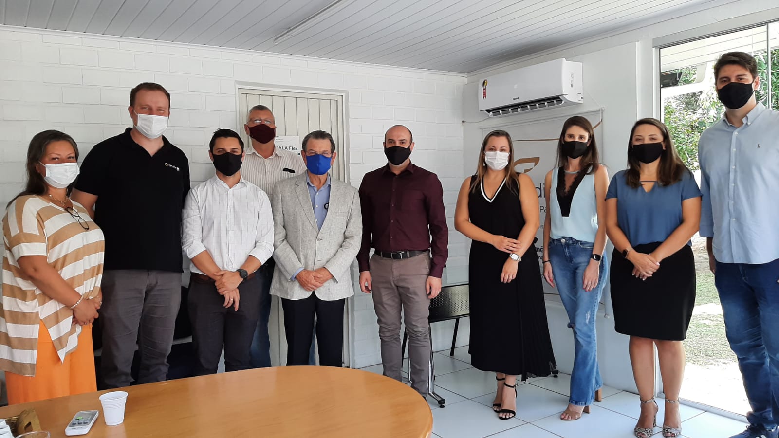 Sindilojas de Taquara recebe visita do presidente da Fecomércio