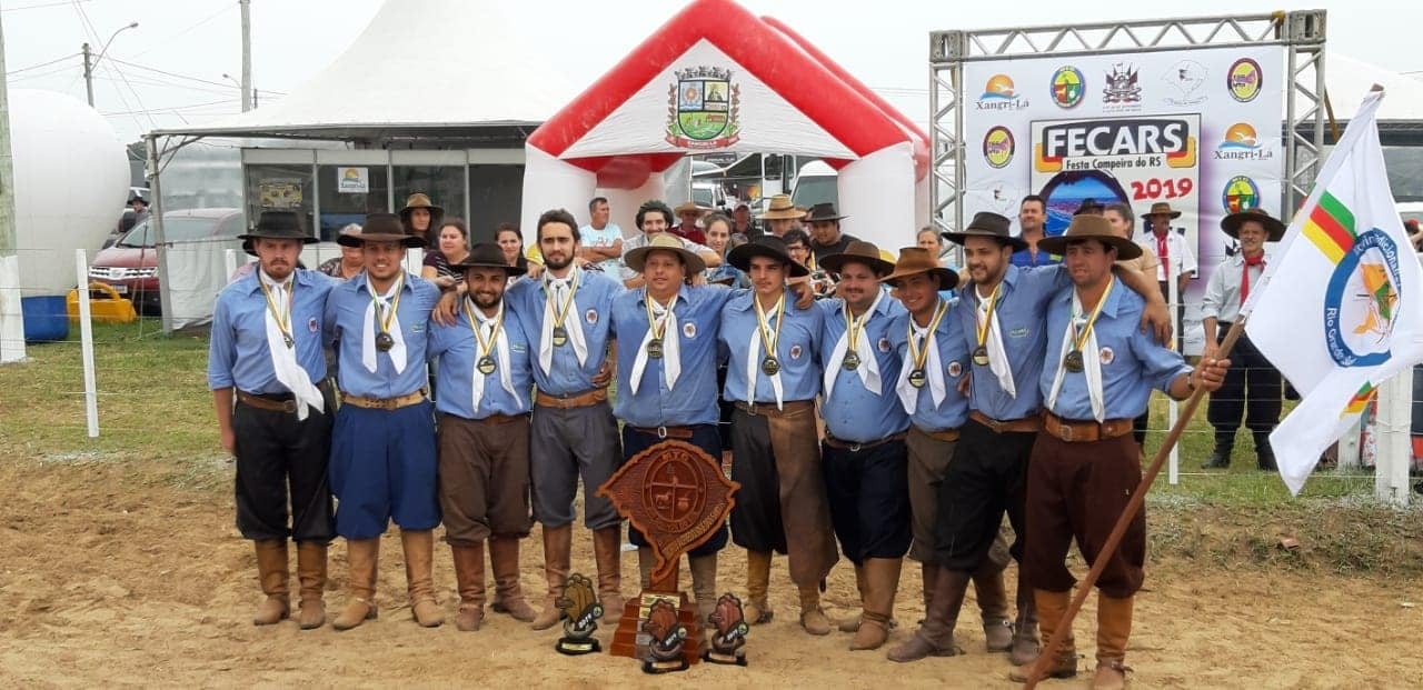 Tradicionalistas da região representarão o Rio Grande do Sul em campeonato nacional