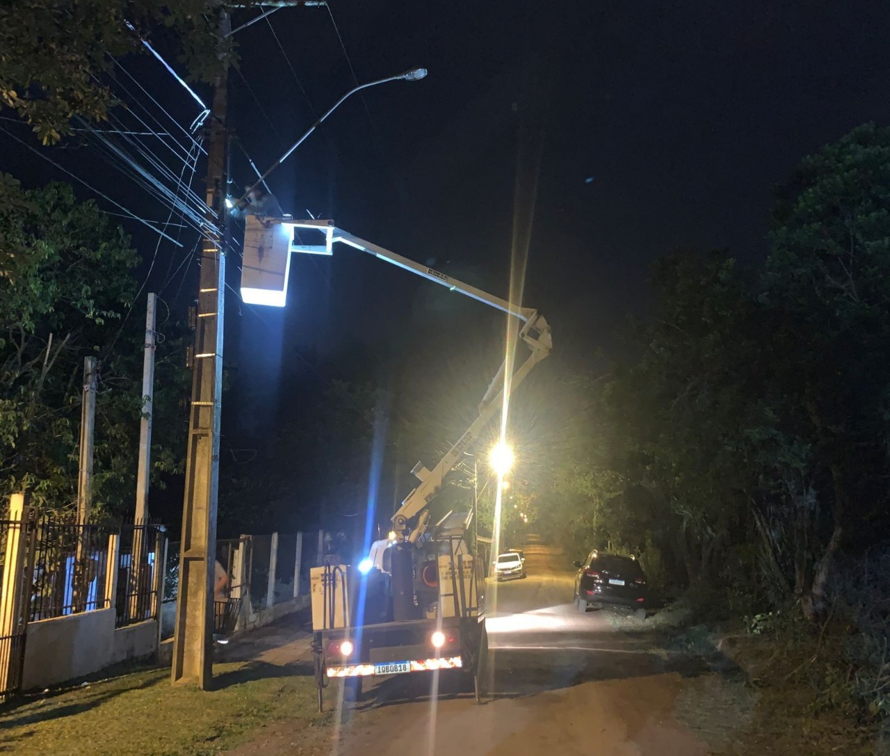 Consertos na iluminação pública começam a ser realizados em Taquara