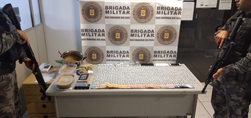 Brigada Militar efetua prisão de um dos articuladores do tráfico em Parobé