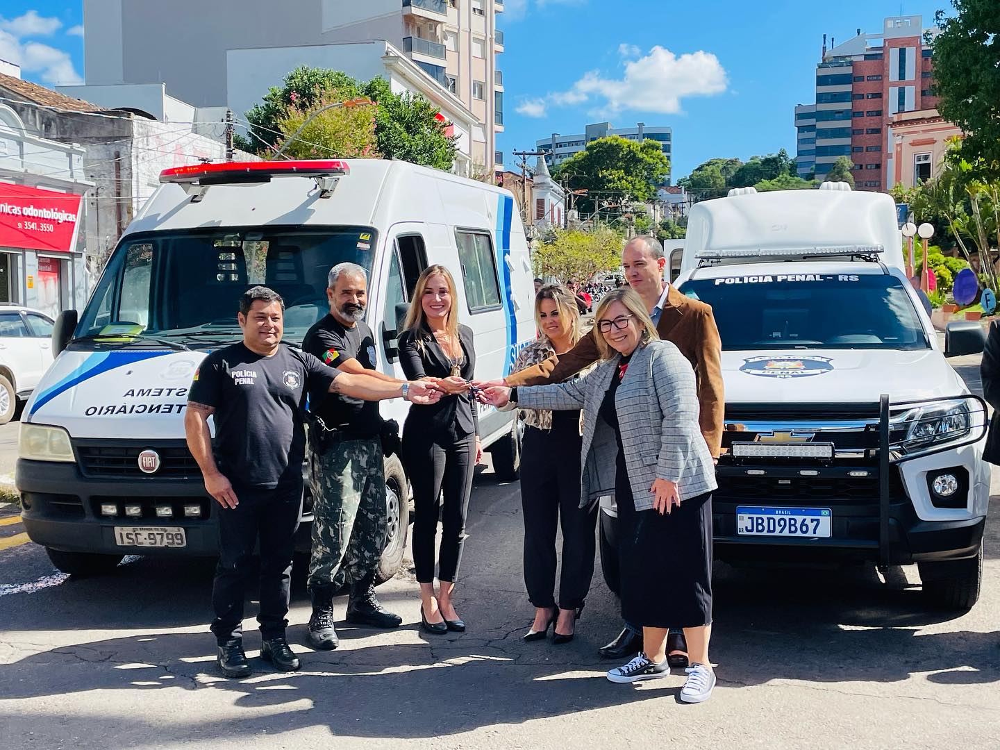 Presídio Estadual de Taquara é contemplado com uma nova viatura