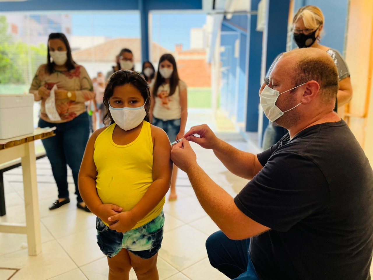 Taquara inicia a vacinação infantil contra a Covid-19 sem a necessidade de agendamento
