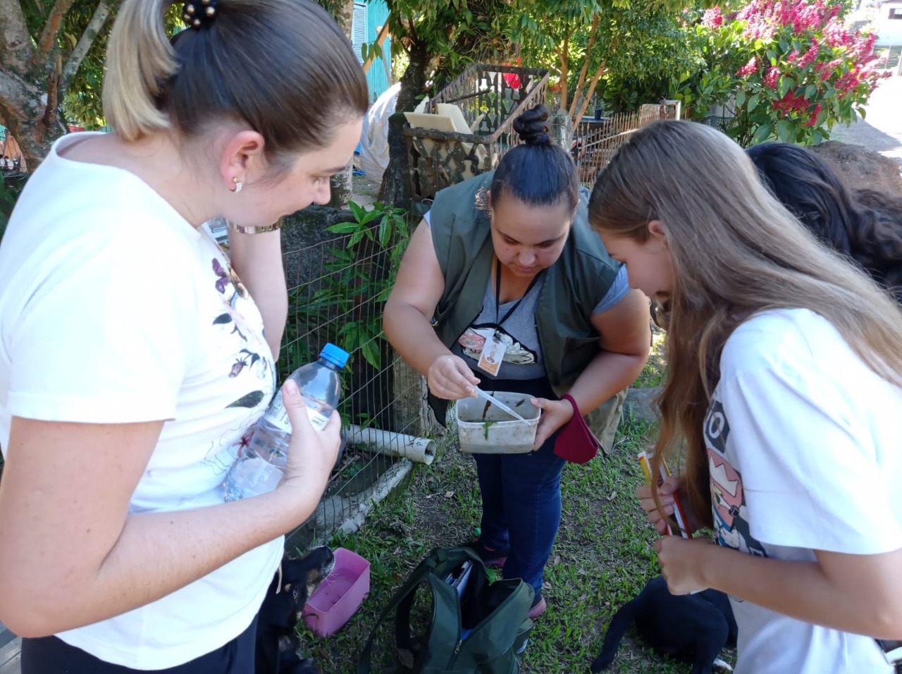 Secretaria de Saúde de Taquara realiza visitas nas escolas para conscientizar alunos sobre os riscos da dengue