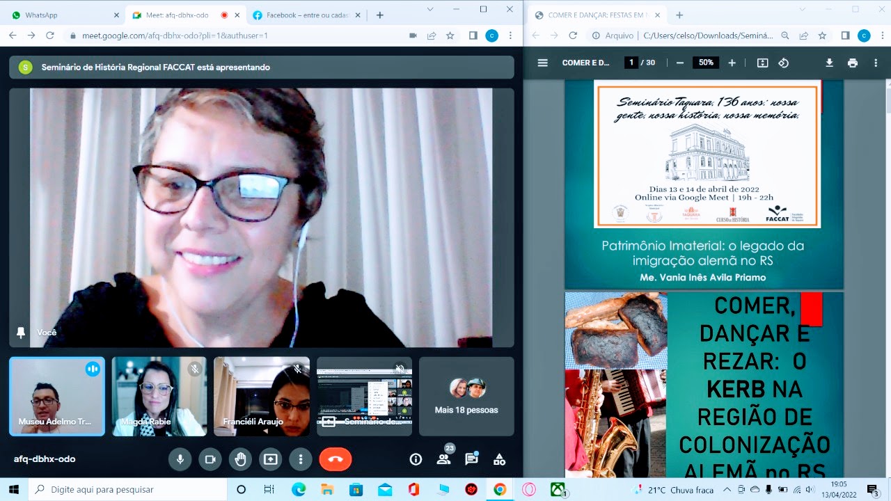 História do Município foi contada durante o Seminário “Taquara, 136 anos: nossa gente, nossa história, nossa memória”