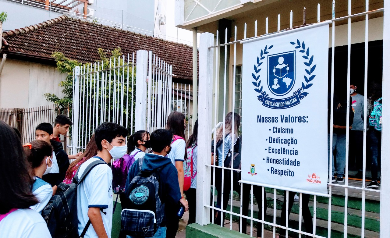 Escola Cívico Militar de Taquara é credenciada pelo MEC