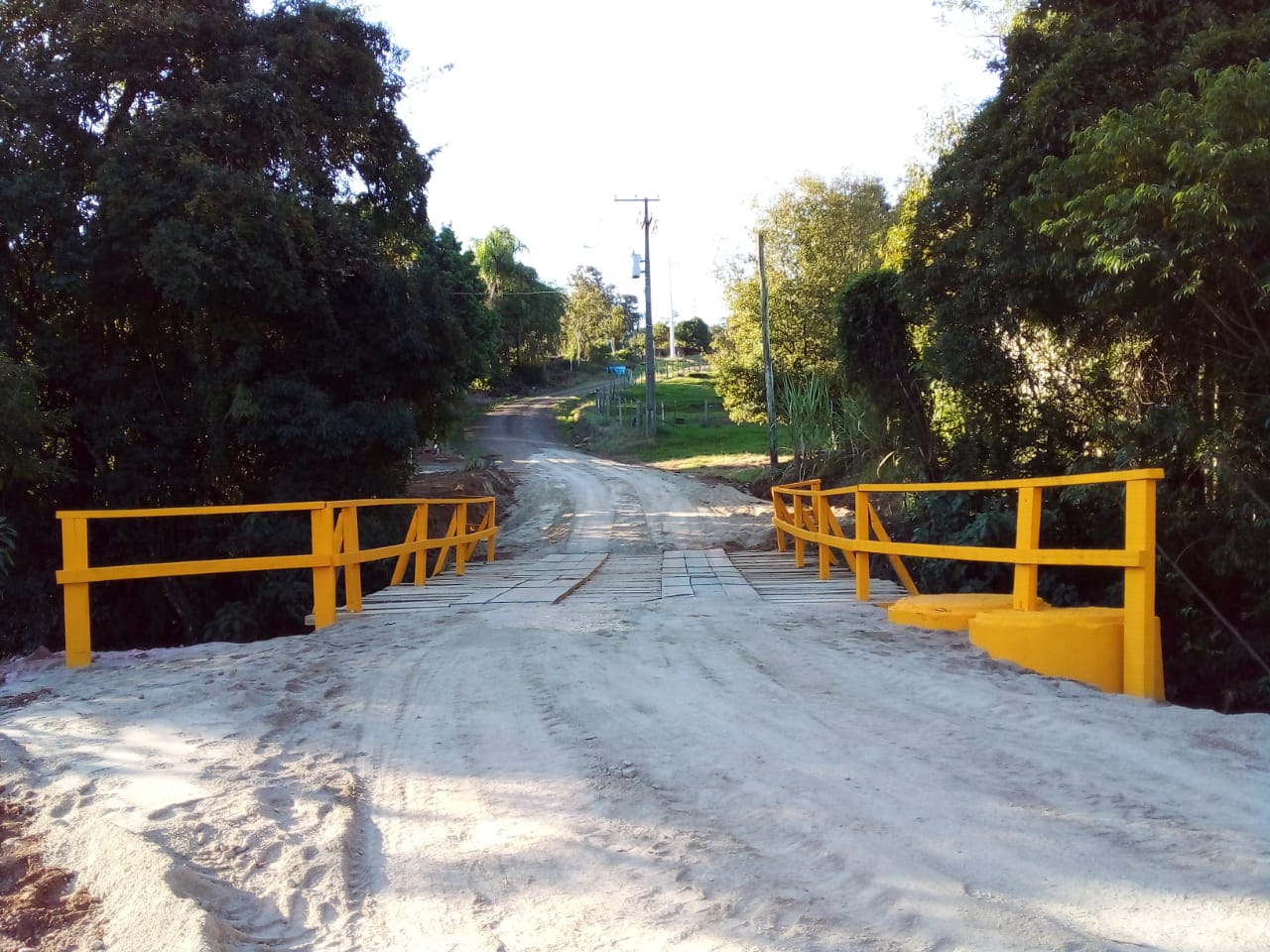 Trânsito da ponte dos Henck no interior de Taquara já está normalizado