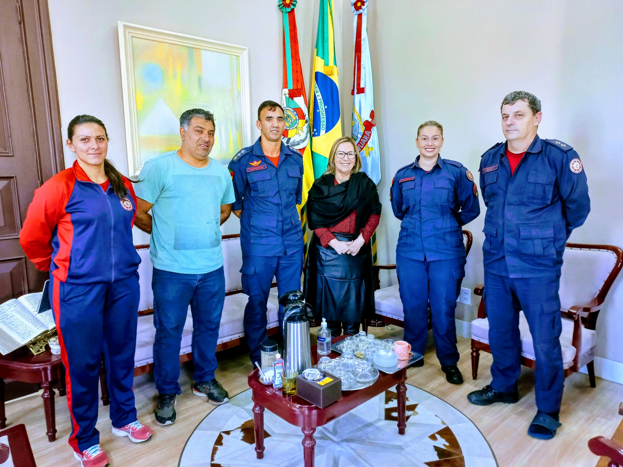 Corpo de Bombeiros e administração municipal acertam detalhes para a 6ª Corrida dos Bombeiros Militares de Taquara