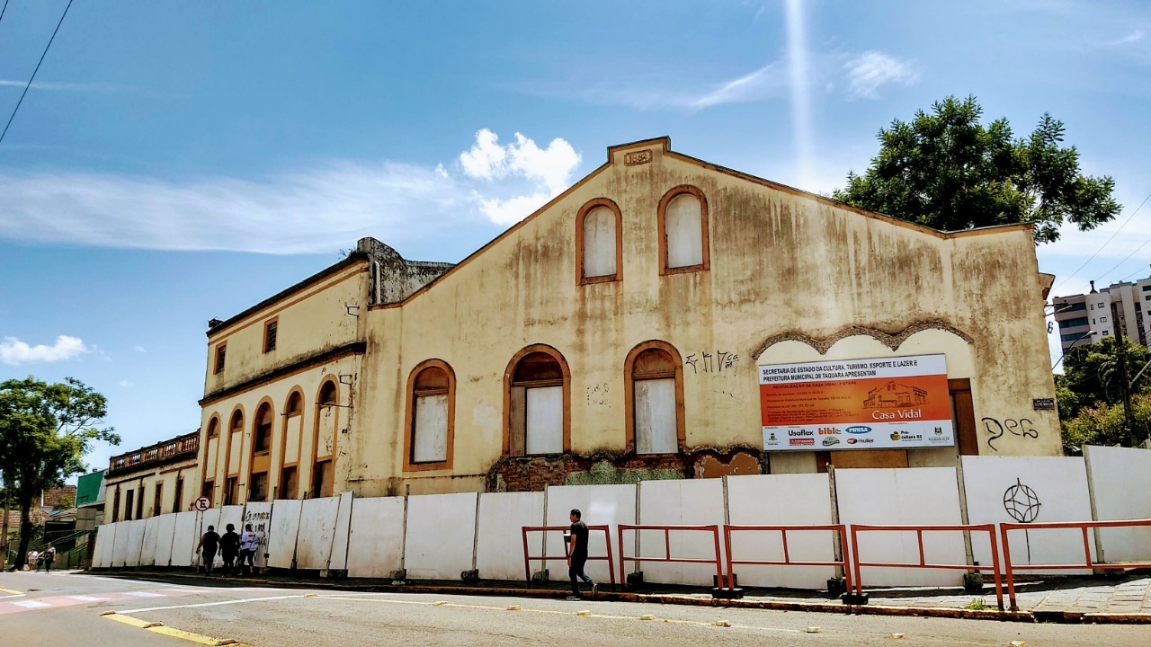 Segunda etapa do projeto de revitalização da Casa Vidal será lançada no próximo dia 27 em Taquara
