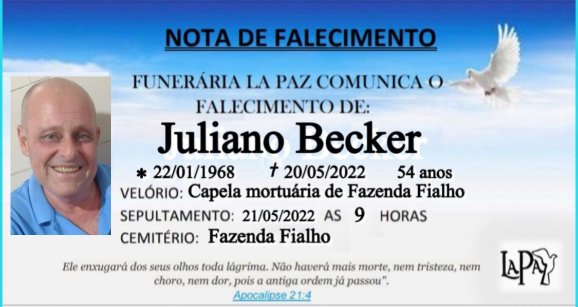 Falecimento | Juliano Becker