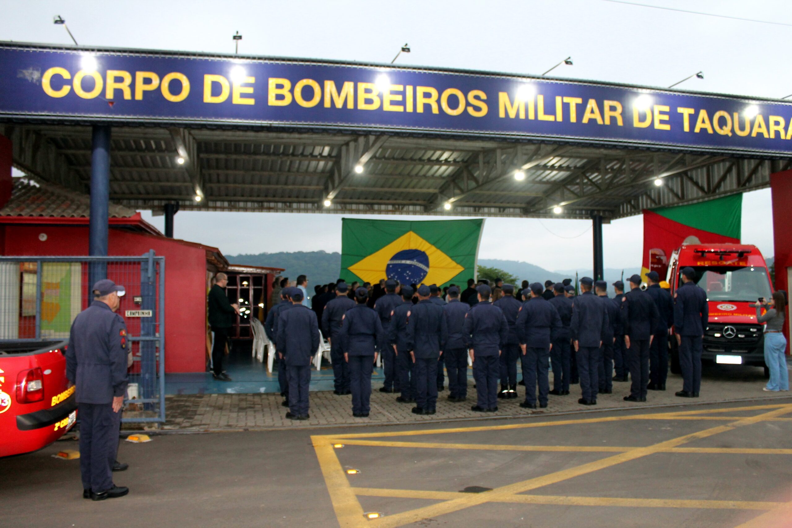 Autoridades e sociedade civil celebram os 50 anos do Corpo de Bombeiros de Taquara