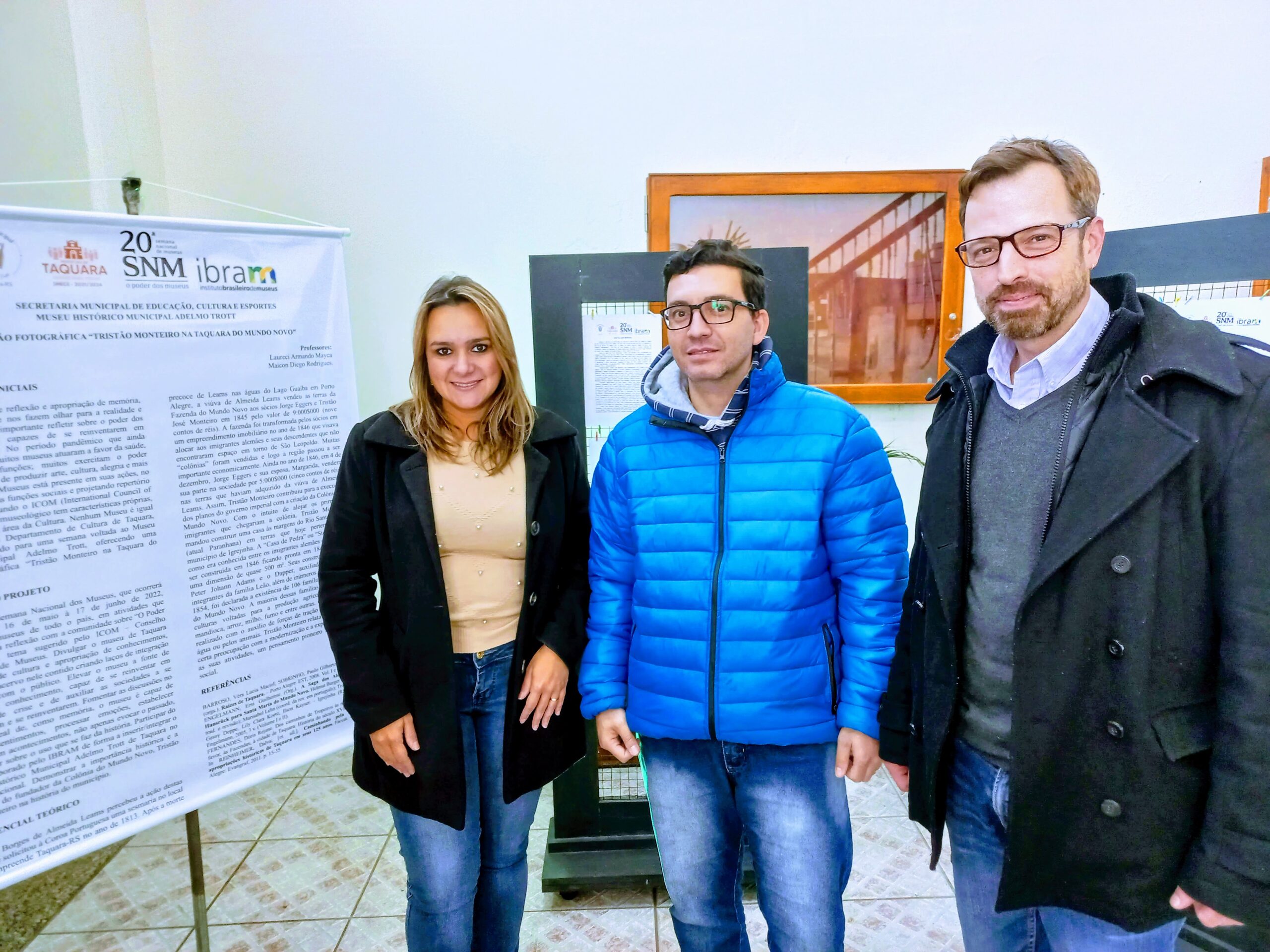 Exposição fotográfica sobre Tristão Monteiro é promovida até 17 de junho no saguão da Prefeitura de Taquara