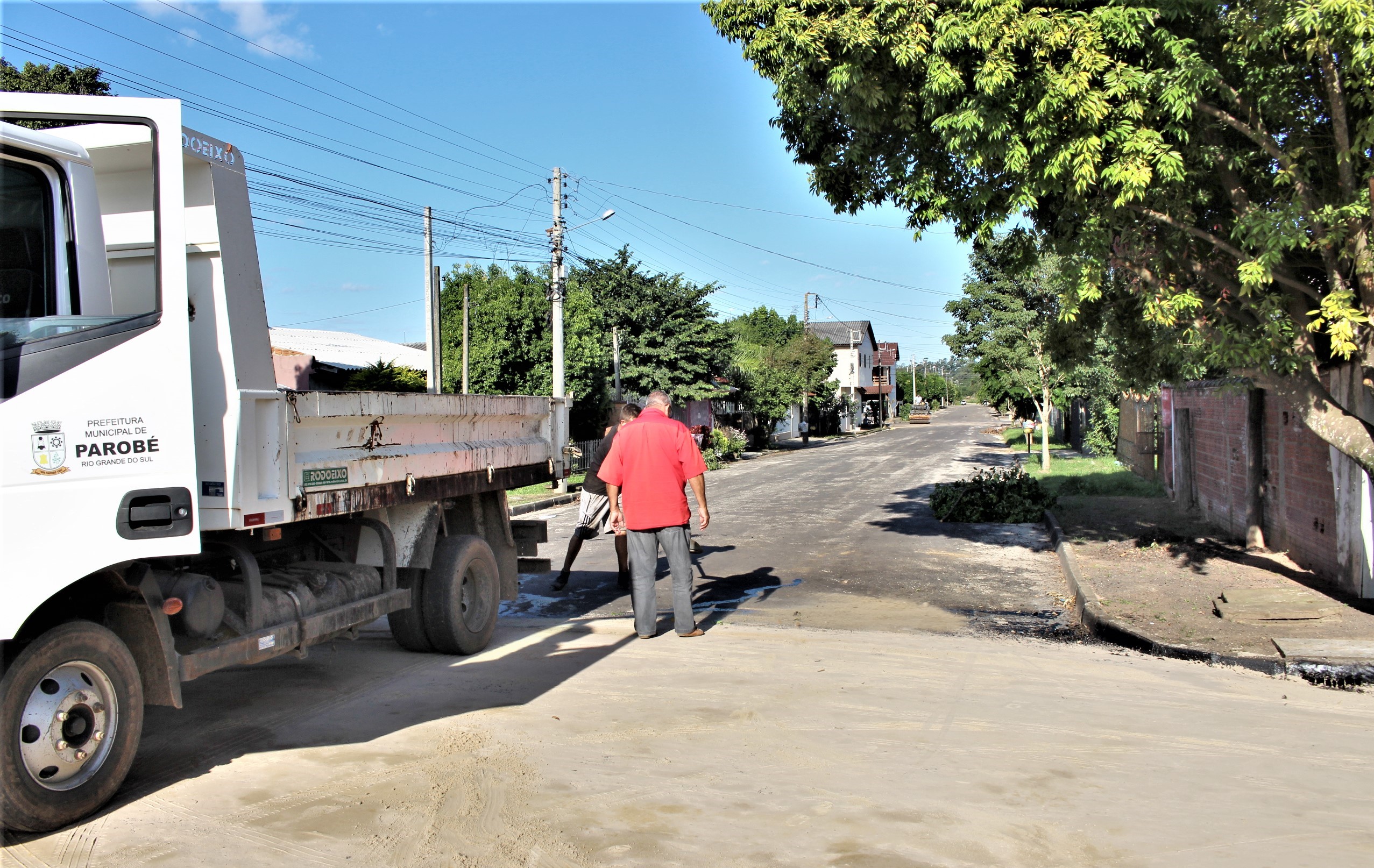 Novas ruas de Parobé estão sendo pavimentadas