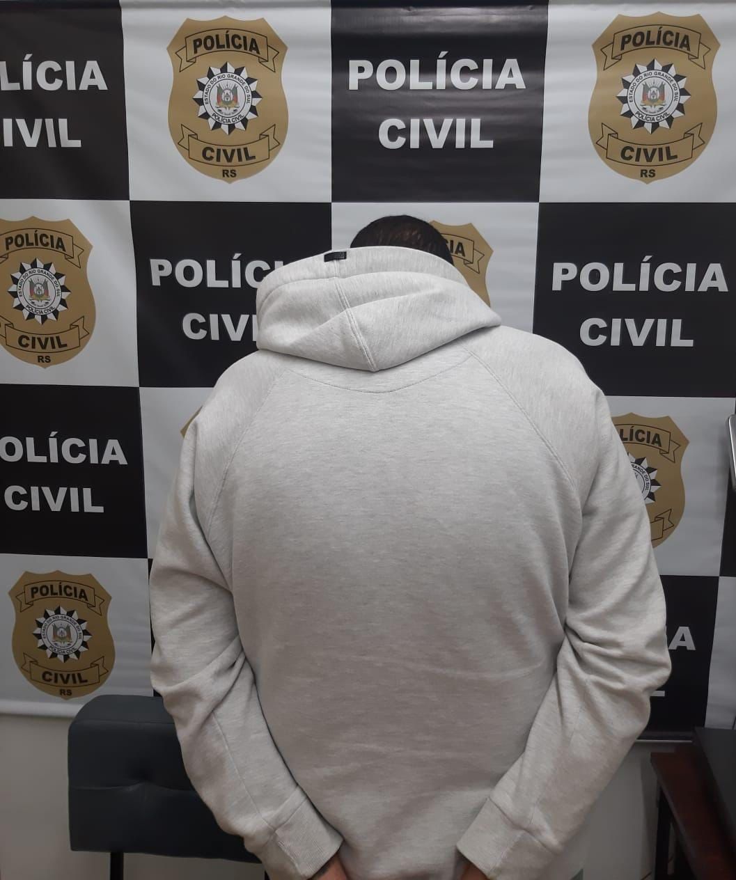 Polícia Civil prende acusado de extorsão e disparo de arma de fogo em Igrejinha