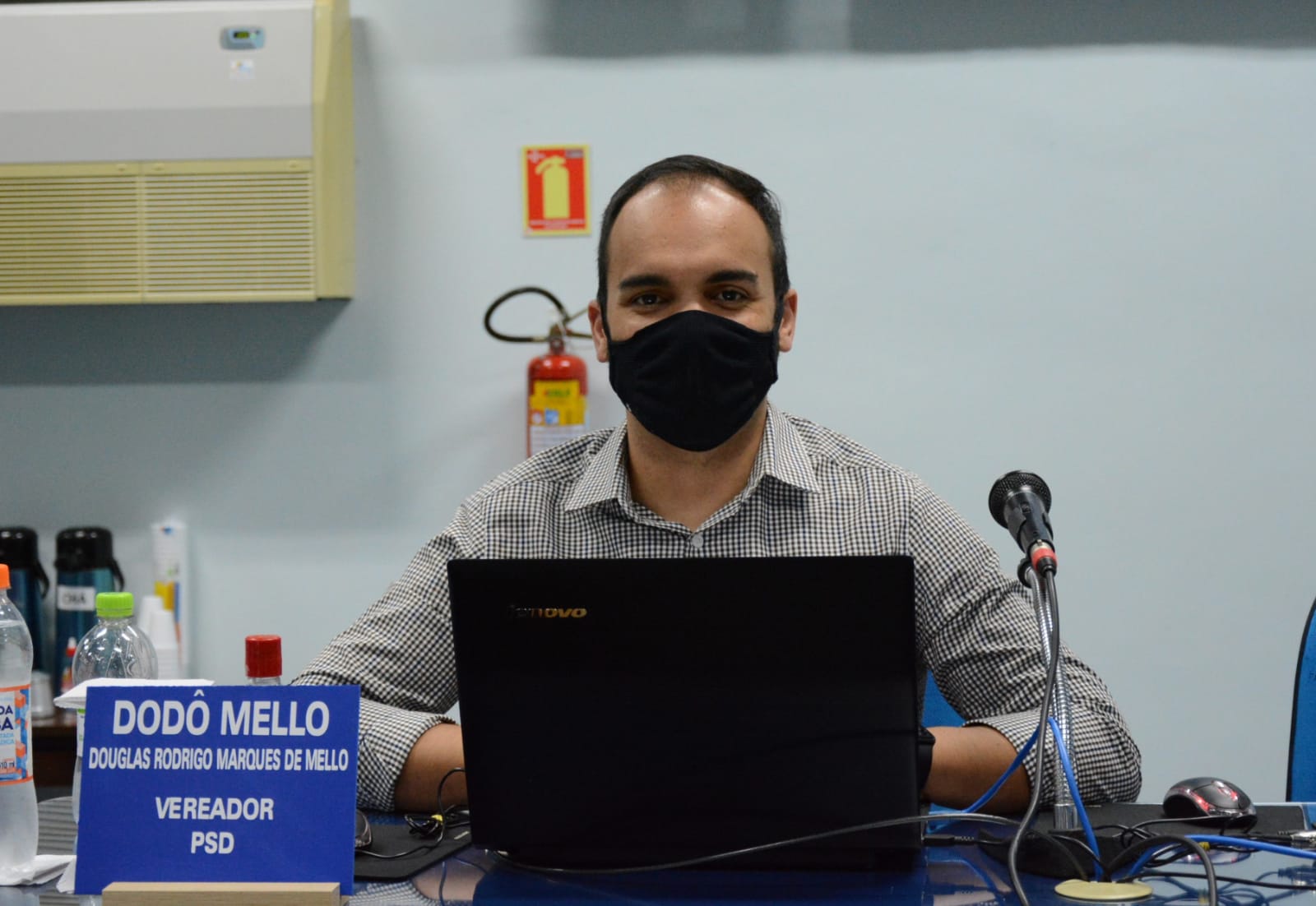 Vereador Dodô Mello retorna ao Legislativo de Taquara após licença de saúde