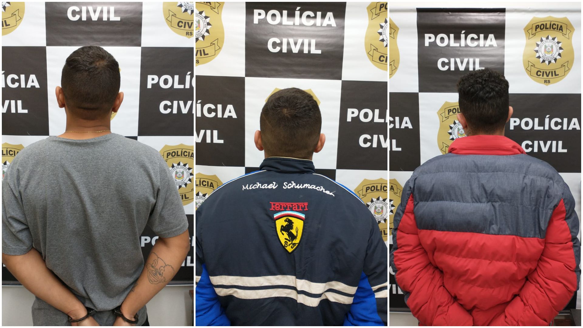 Quatro acusados de homicídio são presos em Taquara