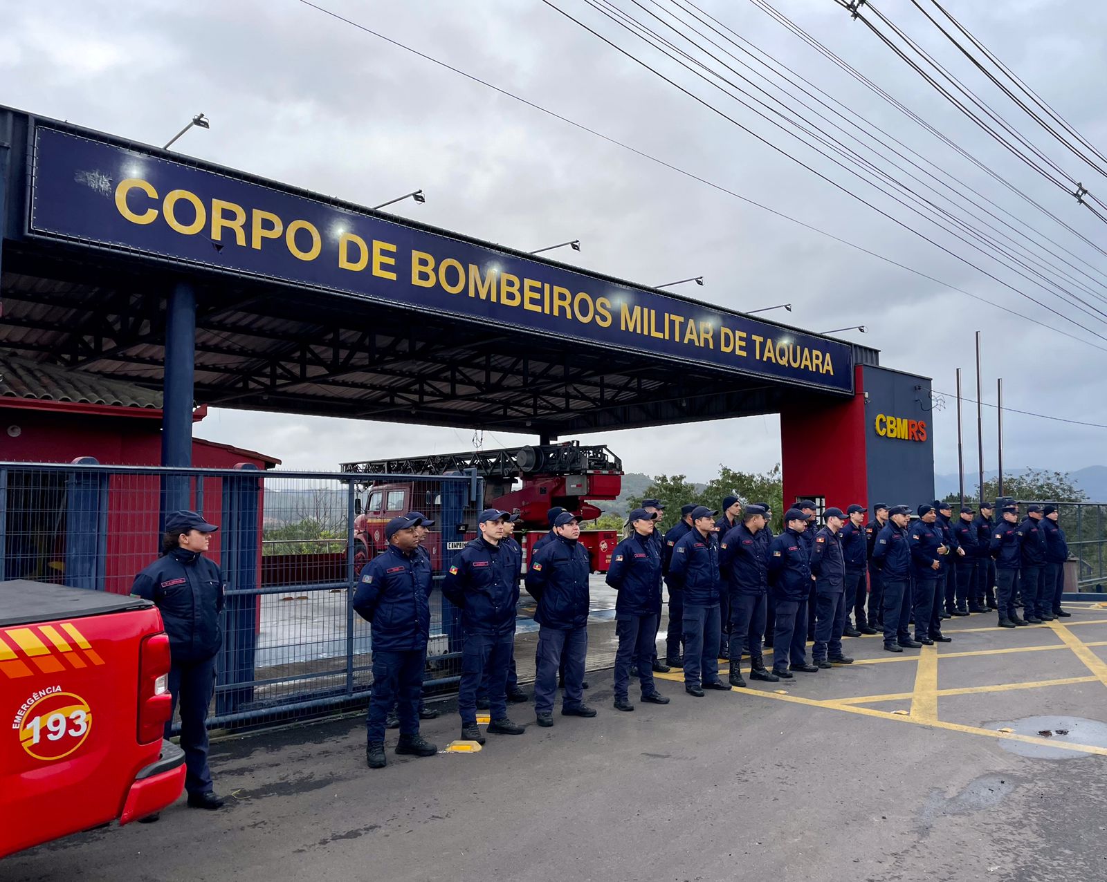Corpo de Bombeiros de Taquara sedia capacitação para militares durante a Semana de Prevenção 2022
