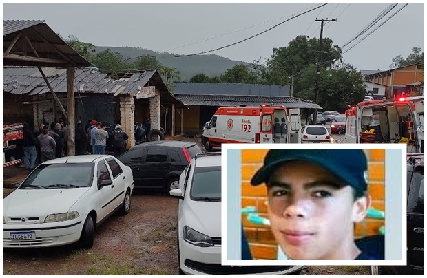 Corpo do adolescente morto durante explosão de pneu está sendo velado na capela do Morro da Pedra