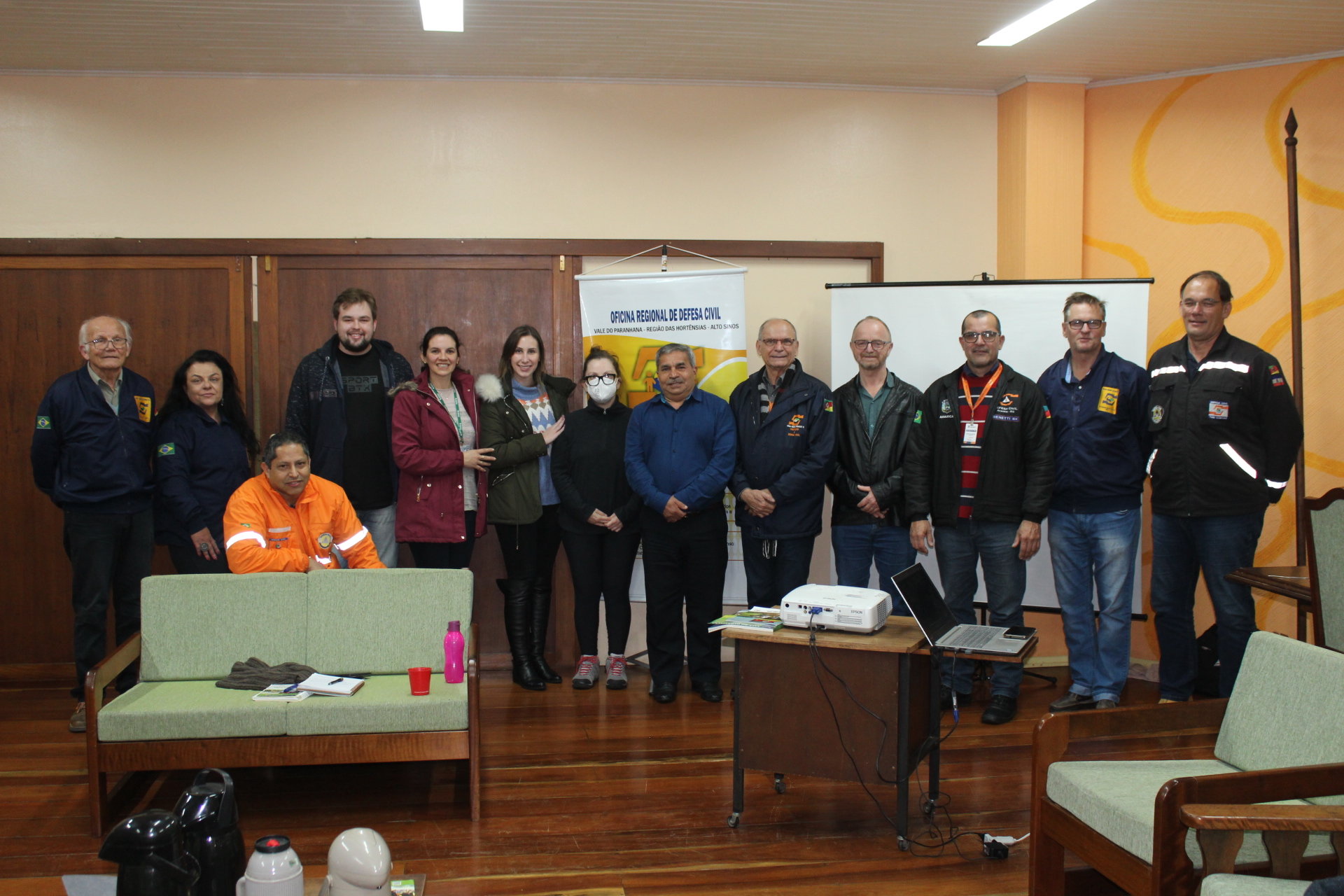 Integrantes da Defesa Civil da região participam de capacitação em Três Coroas