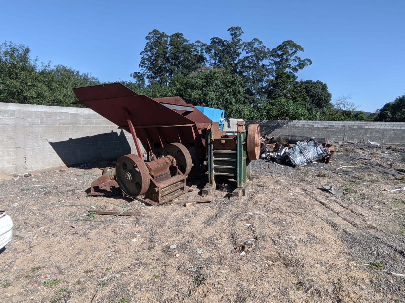 Equipamento furtado da prefeitura de Santa Maria do Herval é encontrado em ferro-velho de Taquara